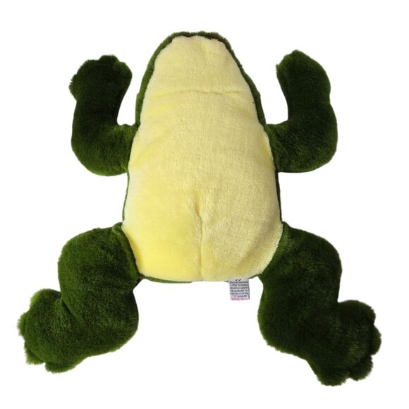 Ty Beanie Buddies Plush Frog Green Soft Toy 15" Croaking Freddy - Picture 3 of 5